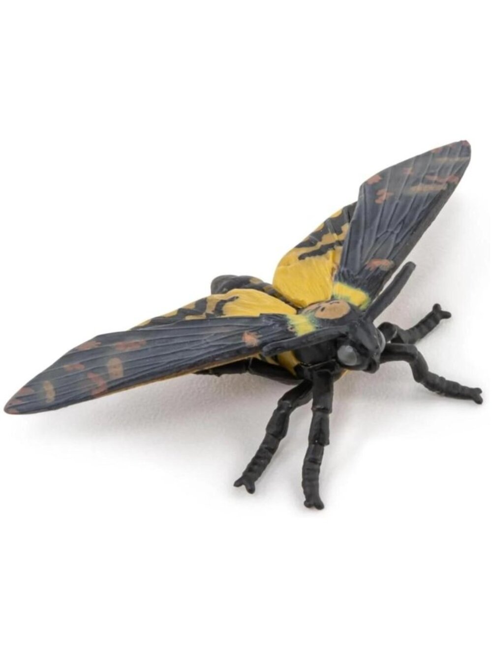 Hawkmoth Figurine - Hand Painted Collectible Toy Moth Insect Figure - NEW‎ Papo